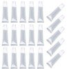 AKIRO 15 ml Empty Refillable Mini Clear Lip Gloss Balm Cosmetic Containers Makeup Accessories Soft Empty Tubes 20 Pcs