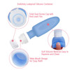 selizo 10 Leakproof Silicone Travel Bottles Squeeze Bottle Container for Cosmetic Toiletry Containers Shampoo Lotion Con