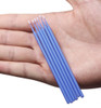 Mini Skater 100 Pack Dental Micro Applicator Brush 25 mm Head Diameter Bendable Ultrafine Brushes for Eyelash Extensions