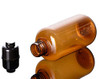 VASANA 300ml10oz Empty Refill Plastic Squeeze Bottles with Black Flip Cap Cosmetic Makeup Essential Oil Water Shampoo Sh