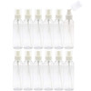 TRENDBOX 12 Pack Plastic Empty Bottles with Duckbill Pump Cap for Shampoo Lotions Liquid Body Soap Cream 4 oz 120 ml