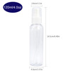 TRENDBOX 12 Pack Plastic Empty Bottles with Duckbill Pump Cap for Shampoo Lotions Liquid Body Soap Cream 4 oz 120 ml