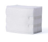 200 Pcs Rectangle Pure Organic Facial Makeup Cotton Pads Lint Free Cotton Remover Pads Square Face Cleansing Pads Wipes