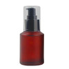 1PCS 60ML Glass Empty Upscale Refillable Cosmetic Cream Lotion Pump Bottle Container With Cap For Treatment Beauty Gels