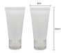 LASSUM 10 PCS Refillable Empty Plastic Squeeze Soft Tubes BottleFlip Cap Bottle Cosmetic Cream Lotion Shampoo Travel Con