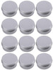 Hulless 05 Ounce Aluminum Tin Jar Refillable Containers 15 ml Aluminum Screw Lid Round Tin Container Bottle for Cosmetic