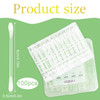 100Pcs Lips Oil Cotton Swabs Disposable Oil Qtip Applicators for Protect Lip Gum AntiDry Moisture Use Before Teeth White