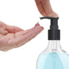 10 Ounce Clear Plastic Pump Bottle Dispenser Refillable Empty Bottle Container with Pump for Essential Oil Soap Lotion S