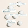 Cliganic Super Jumbo Cotton Balls 200 Count Hypoallergenic Absorbent Large Size 100 Pure