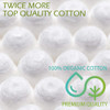 Bamboo Cotton Swabs 400 Count Vegan Cotton Buds Natural Wooden Ear Sticks With Double Tipped Organic Cotton Swabs For Ea