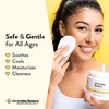 ECZEMA HONEY Itch Cooling Face Body Rounds Anti Itch Cotton Face Pads Moisturizer for Eczema Dry Sensitive Skin 50 Cotto