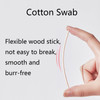 1600PCS Pointed Cotton Swabs 275 Inch Microblading Cotton SwabCotton Swabs Precision TipsCotton Swabs with Wooden StickM