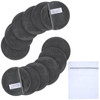 SUNLAND Reusable Makeup Remover Pads for FaceEyesLips Microfiber Face Cleansing Gloves Washable Makeup Remover Cloth wit