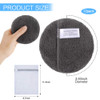 SUNLAND Reusable Makeup Remover Pads for FaceEyesLips Microfiber Face Cleansing Gloves Washable Makeup Remover Cloth wit