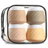 Gemice Travel Containers for Toiletries Silicone Cream Jars TSA Approved Travel Size Containers with Clear Bag Leakproof