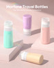 Morfone 16 Pack Travel Bottles Set for Toiletries TSA Approved Travel Containers Leak Proof Silicone Squeezable Travel A
