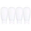 TSA Approved Travel Bottles Set for Toiletries Travel Size Containers Kit 4 Pack Portable Leak Proof Refillable Squeeze