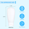 TSA Approved Travel Bottles Set for Toiletries Travel Size Containers Kit 4 Pack Portable Leak Proof Refillable Squeeze