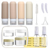 Mrsdry 16 Pack Travel Bottles Set for Toiletries Leakproof Travel Containers for Toiletries TSA Approved Silicone Travel