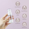 longway 05Oz 15ml Clear Airless Cosmetic Cream Pump Bottle Travel Size Dispenser Refillable ContainersFoundation Travel