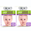 Otostick Baby 2 Pack 8 Count Protruding Ear Corrector for Babies with Baby Cap Orthopedic Baby Items for Correction of L