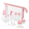 Vitog Travel Bottles Kit TSA Approved Leak Proof Portable Toiletry Containers Set Clear PET Flight Size Cosmetic Contain