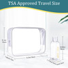Cosywell Leakproof Squeeze Bottles Travel Kit 4pc 34 oz TSA Approved for Shampoo Conditioner and Toiletries