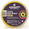 Ashanti Naturals Yellow Chunky Raw Shea Butter Unrefined African Shea Butter from Ghana 100 Natural Moisturizer No Addit