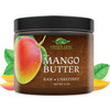 Raw Unrefined Mango Butter Body Butter for Dry Skin Mango Butter for Women Men Rich in Vitamin C E A Facial Cleanser Use