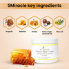 Bee Naturals Miracle Skin Creme AllNatural Hydrating Cream for Full body Pure Nourishment with Olive Oil Beeswax Coconut