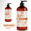 Soapbox Oat Milk Chai Moisturizing Body Lotion with Shea Butter Almond Oil Paraben Free Cruelty Free Vegan Made in the U