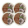DELON Intense Moisturizing Body Butter Coconut with Coconut Oil 69 oz Pack of 4
