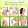 lipo applicator Ultimate Body Wrap with Guarana Green Tea and Seaweed Works for Stomach Belly Legs Arms Abdomen 4 Wraps
