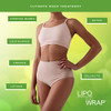 Lipo Applicator Tummy Body Wrap with Guarana Green Tea Seaweed Wraps Works for Stomach Belly Legs Arms Abdomen 4 Wraps G