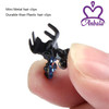 ANBALA 65pcs Mini Hair Clips NoSlip Grip Small Claw Clips Glitter Teeth Clips Rhinestone Hair Clips Metal Clamps Flower