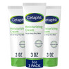 Cetaphil Face Body Moisturizer Hydrating Moisturizing Cream for Dry to Very Dry Sensitive Skin NEW 3 oz Pack of 3 Fragra