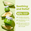 FRUDIA Avocado Relief Face Cream 194 oz Soothing and Calming Korean Face Moisturizer w62 Avocado Extract Panthenol Madec