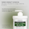 Advanced Clinicals Green Coffee Bean Thermo Firming Body Lotion Caffeine Infused Collagen Cream Moisturizer Body Cream F