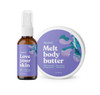ASUTRA Lavender Gift Set 7 oz Magnesium Body Butter with Lavender 2 oz Body Oil Soothing and Hydrating Skincare with Aro