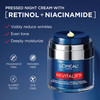LOreal Paris Revitalift Pressed Night Cream Retinol Niacinamide Reduces Wrinkles Fragrance Free 17 oz Serum Sample