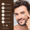 JVR Face Scrub for Men Facial Scrub for Deep Exfoliating Cleansing Blackheads Ingrown Hair Preshave Soften Organic Formu