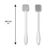 KMINA Long Handled Lotion Applicator for Back Includes 3 Thin Sponges Easy Reach Self Elderly Moisturizer Wand Sunscreen