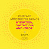 Jergens Natural Glow Self Tanner Face Moisturizer with SPF 20 Facial Sunscreen Medium to Deep Skin Tone Sunless Tanning