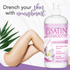 SATIN SMOOTH Post Wax Lotion Hydrating Skin Nourisher for Smooth Healthy Skin After Wax Care Treatment 16 fl oz
