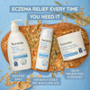 Aveeno Eczema Therapy Daily Moisturizing Body Cream for Sensitive Skin Soothing Eczema Relief Cream Colloidal Oatmeal Ce