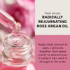 ACURE Radically Rejuvenating Rose Argan Oil Face Hair Body Oil Serum Rich in Vitamin E Lightweight NonGreasy Vegan 1 Fl
