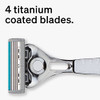 Schick Quattro Titanium Razor  Schick Quattro, Quattro Razor, Titanium Razor with 3 Refill Blades online at globaldelivered