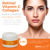 Vitamin C Retinol Collagen Super Charged AntiAging Cream for Face Pharmaceutical Grade Quality Helps Smooth Plump Fine L