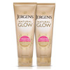 Jergens Natural Glow Self Tanner Body Lotion Sunless Tanning Fair to Medium Skin Tone Daily Moisturizer with Coconut Oil