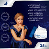 GEROVITAL CLASSIC Restructuring Lifting Cream Night Care with Hyaluronic Acid Juvinity Vitamin E Antiwrinkle AntiAge Fac
